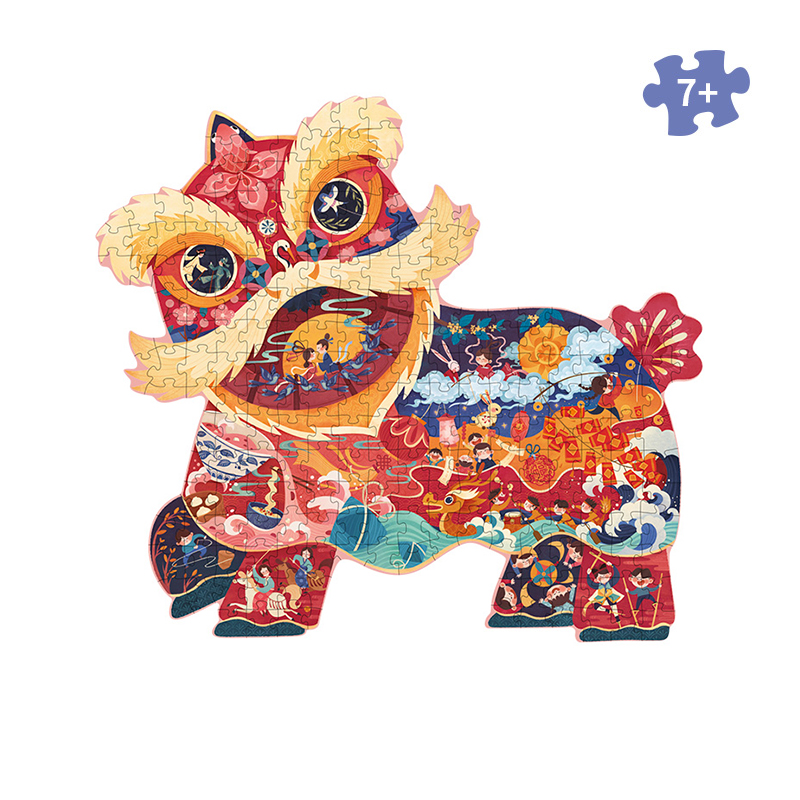 TOI艺术拼图-舞狮 TP511(单位：盒) 单色